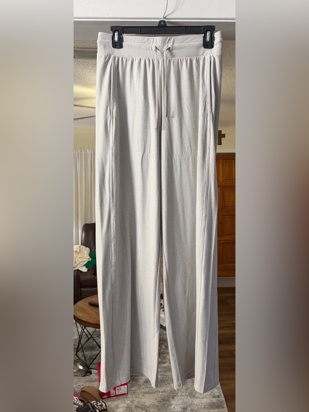 Fabletics Cloud Jersey Wide Leg Pants – Women’s Size Small – Heather Gray